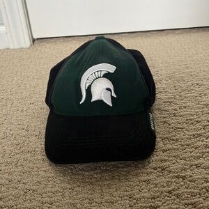 vintage green Msu baseball cap